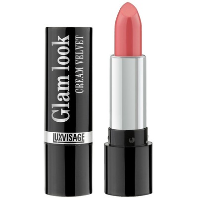 LUX visage Glam look Помада для губ кремовая cream velvet 322 арбузный сорбет