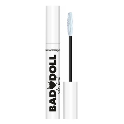 Belor Design Bad Doll  Тушь для ресниц цветная объемная White