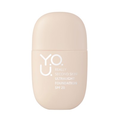 Relouis Y.O.U. Really Second Skin  Крем тональный ультралегкий Y.O.U. Really Second skin 20 Natural Beige